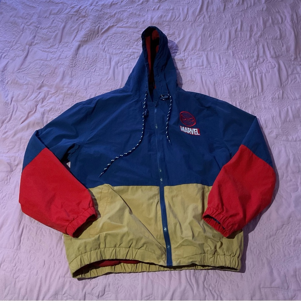 Marvel Colorblock Windbreaker Jacket